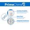 NICOR Lighting PRCP2SBAB PrimeChime Plus Door Chime Kit, Antique Brass