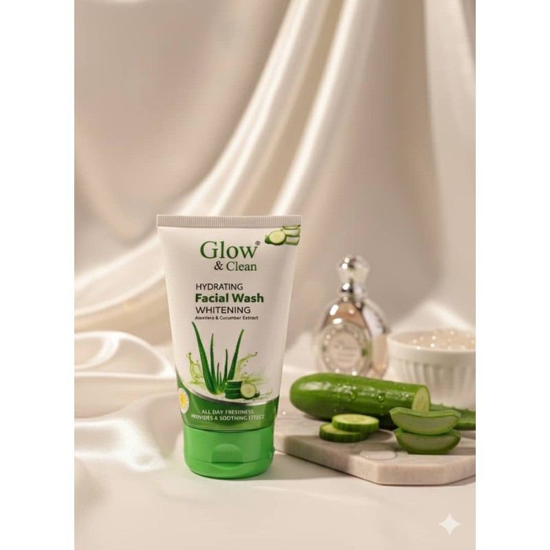 Glow & Clean Hydrating FaceWash Whitening Aloe Vera & Cucumber
