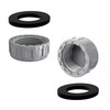 Ctyjia 2 Pack Female Thread Pipe Fitting Cap, 20mm Fitting