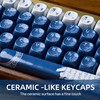 Hkfos XVX Ceramic-Like PBT Keycaps, MOA Keycap Sets Dye-Sublimation Keyboard