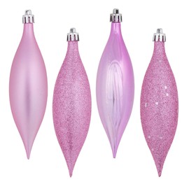 Vickerman Pink Drop Ornament