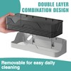 Havenry 2-Piece Shower Caddy - Plastic Bathroom Organiser/Shower Shelf -