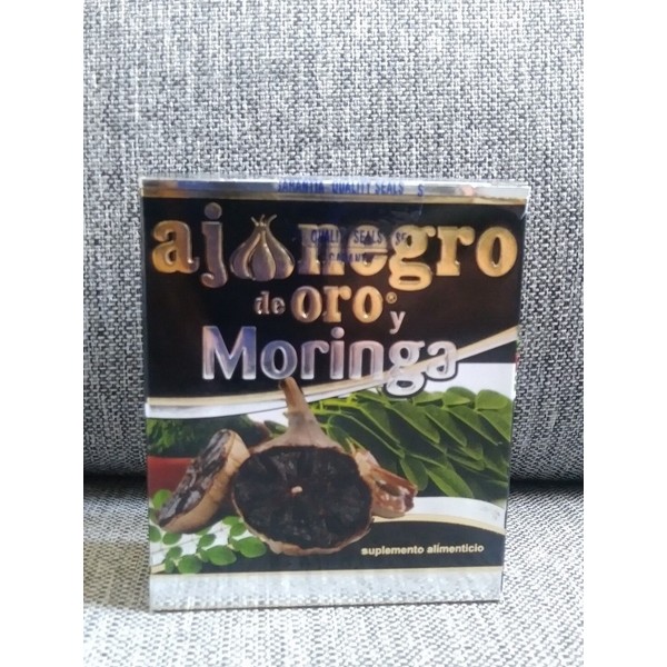 Ajo negro y Moringa  , Black garlic and Moringa , 60 Tabs , New , Envio Gratis.