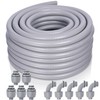 Feotech Liquid-Tight Conduit and Connector Kit - 1/2 Inch 25