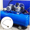 SHINEOFI 2pcs Aluminum Air Compressor Replacement Hose Lightweight Durable Fit