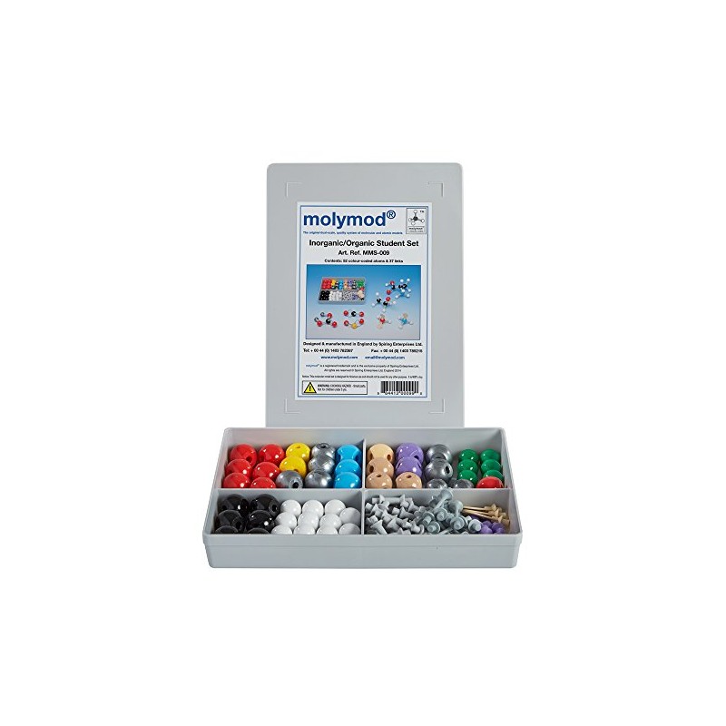 Molymod MMS-009 Inorganic/Organic Chemistry Molecular Model, Student Set (52 atom