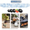 Suitcase Casters 4-Piece Set Replacement Kit Diameter 46mm Black Rubber