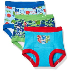 PJ Masks Boys' Toddler 3-Pack Training Pants, PJ Marina Sky/Multi, 3T