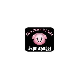 Das Leben ist kein Schnitzelhof Wiener Schnitzel XXL Piglet 8 x 7 cm #26530