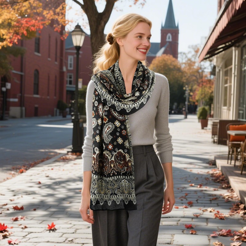 Black Shawl Wraps for Women Evening Dresses Elegant Soft Pashmina