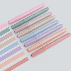 Highlighters, Soft Chisel Tip Bible Highlighter Pens, 8 Colors for Journaling,Back to School Supplies, colourful writing pens