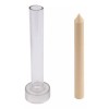 Molde Cilíndrico De Acrílico Con Punta Aguja 2.2x20 Cm Velas