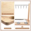 Triceratops Bacon Display Rack, Wood Bacon Serving Dishes, Bacon Hanger