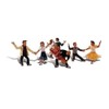 Scenic Accents Swingin' Sensation 1950's Era Dancers (4 Couples) HO