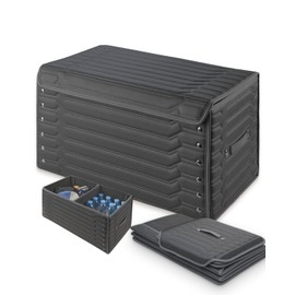 Owleys Premium Foldable Trunk Organizer for SUV | Car Trunk Storage Organizer | Car Trunk Organizer SUV | Car Box Organizer Trunk | SUV Cargo Organizer | SUV Organizer 21 inches Highway