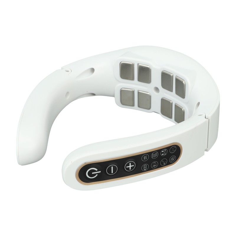 Electric Neck Massager Hot Compress 6 Modes 15 Gears Reduce