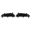LED Rear Bumper Reflective Fog Brake Turn Indicator Black Left