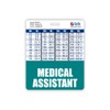 Medical Assistant Badge Buddy Horizontal w/Height & Weight Conversion Charts