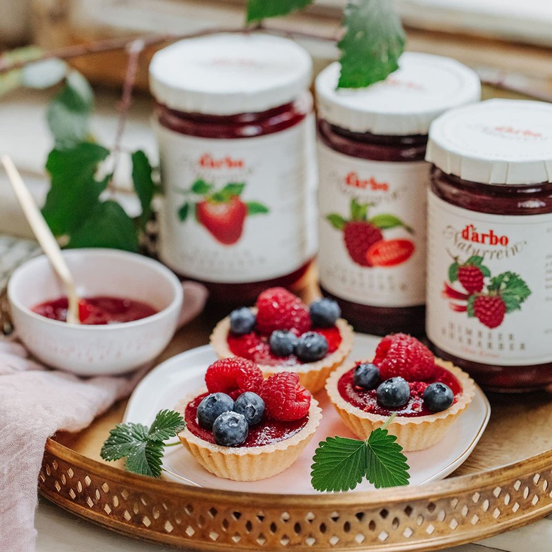 Darbo Naturrein Raspberry Jam Extra, 450 g Jar