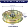 3 Pack 756-04129B Idler Pulley Replaces Troy Bilt Pulley 753-08171