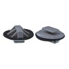 Rexka 15pcs Rocker Molding Clip Gray Nylon for BP4L-51-SJ3 Mazda