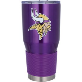 Logo Brands 618-S30T-1: Minnesota Vikings 30oz Stainless Tumbler