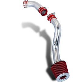 Click2go Cold Air Intake Kit with Reusable Red Filter Compatible with Nissan 03-06 350Z 3.5L