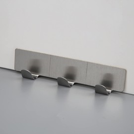 通用 C7IV Silver kitchen and bathroom sticky hook, acrylic