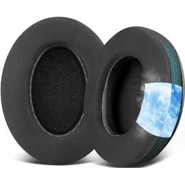SOULWIT Grid Cooling Gel Replacement Earpads for HyperX Cloud 1/I/2/II/3/III/Pro/Core/Alpha/Alpha S/Flight/Stinger/Mix/CloudX/CloudX Chat, Ear Pads Cushions with Softer High-Density Foam