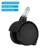 PATIKIL 1.5 Inch Swivel Casters, 10 Pack Nylon 360 Degree