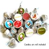 Santa Claus Labels for Hershey's Kisses Chocolates by Adore By