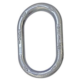 Crosby 1014285 A-342 Alloy Master Link | 3/4 Inch Trade Size | 12,300 Lb. Working Load Limit | Grade 100 Oblong | QUIC-CHECK Deformation Indicators | 5:1 Design Factor