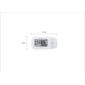Citizen Digital Pedometer TWT512-WH
