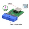 xiwai USB 3.0 Internal 19 Pin 20 Pin Header to
