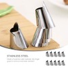 Healvian Finger Guards for Cutting 10 Pcs Stainless Steel Finger