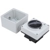 Outdoor Waterproof Switch Socket Isolation Dustproof Rotary OnOff Buttons Indicators