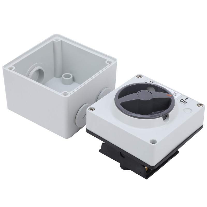 Outdoor Waterproof Switch Socket Isolation Dustproof Rotary OnOff Buttons Indicators