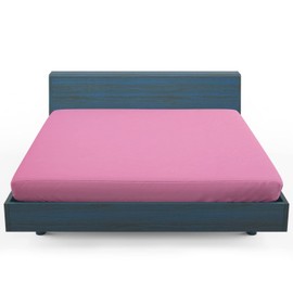 Home Still Fitted Bed Sheet | Super Soft Polycotton & Stretch Micro Knitted Fabric | Washable Soft Flexible & Easy to Tidy Up | King Size 160x200x30cm Lilac