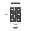 Glvaner 10pcs Stainless Steel Hinges Hinges 6 Holes Cupboard Door