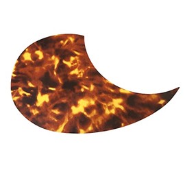 Acoustic Guitar OM 18V Style Pickguard Self Adhesive Tortoise Shell (Light Brown Spots)