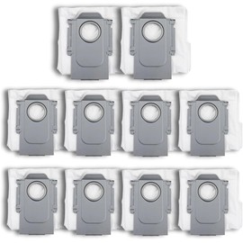 Replacement Disposable Dust Bag Compatible with Roborock Q Revo/Qrevo S/Qrevo L/Qrevo EdgeC/Qrevo Master and S8 MaxV Ultra/ S8 Max Ultra Robot Vacuum Bags (10 Pack)