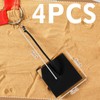 GliCraft 4 Pcs Beach Volleyball Sand Anchors 4 Inch Heavy