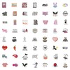 Romance Book Stickers for Laptop(50 Pcs),Gift for Kids Teens Adults