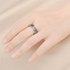 Anxiety ring Knot Spinner Ring for Men Women fidget ring