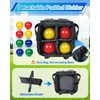 Bocce Ball Bag,Portable Bocce Ball Storage Case Holds 8 Balls,Double-Layer