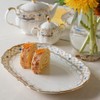 Narumi 52476-1992 Primadonna Plate, 12.6 inches (32 cm), Gold, Made