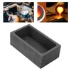 Rectangular Graphite Ingot Mold Jewelry Metal Refining Crucible for Melting