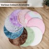 2pcs Round Plush Pet Mat Thin Style Pad for Cats,