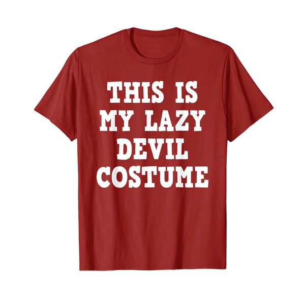 This is My Lazy Devil Halloween Costume T-Shirt
