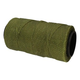 The Beadsmith Knot It Waxed Polyester Cord – Olive Color – 1mm Diameter – Light Wax, 144 Meters (472 Feet) Per Spool – Make Jewelry, Macrame, Friendship Bracelets and DIY Crafts